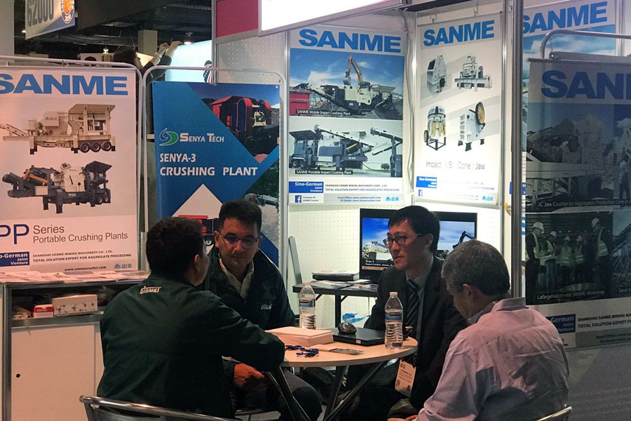 疫情擋不住走出去的腳步,山美股份亮相美國工程機械博覽會(CONEXPO-CON/AGG)向世界展示產品及服務