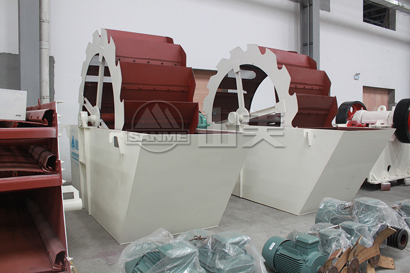 輪式洗砂機在大型骨料生產(chǎn)線中的作用有哪些？