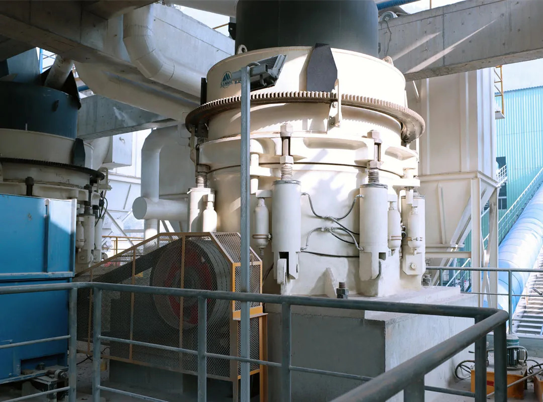 山美E-SMS歐星系列液壓圓錐破碎機施工現場（一）